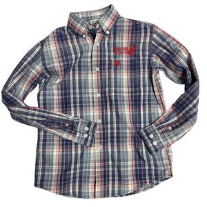 Cinch Youth Kid Medium 10 Pendleton Round Up Rodeo Button Up Long Sleeve Shirt‎